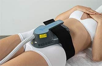 Handstück für die Anwendung am Bauch Handstück für die Anwendung am Bauch